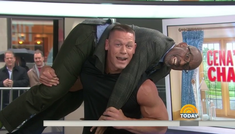 John Cena Squat Seluruh Al Roker di Today Show