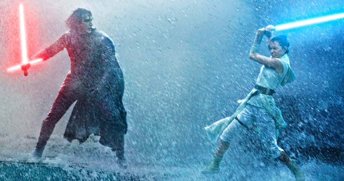 Daisy Ridley Menggoda Pertarungan Lightsaber Sangat Basah Rey & Kylo di Rise of Skywalker