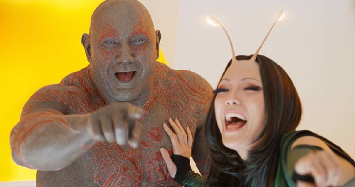 Film Team-up Drax dan Mantis Tidak Pernah Dikesampingkan di Marvel Teases James Gunn