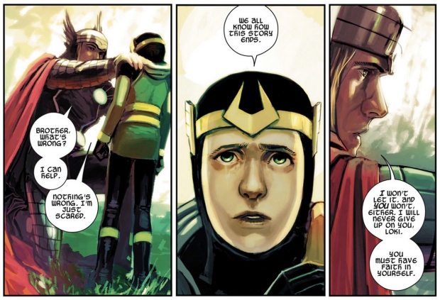 Thor dan Kid Loki di Marvel Comics