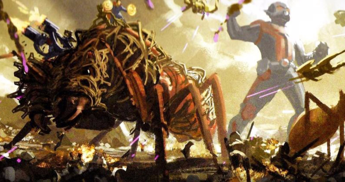 Seni Konsep Avengers 4 Mengungkap Tentara Serangga Raksasa Ant-Man