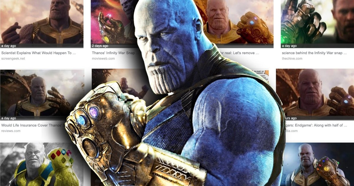 Thanos Snap Menghapus Setengah dari Google