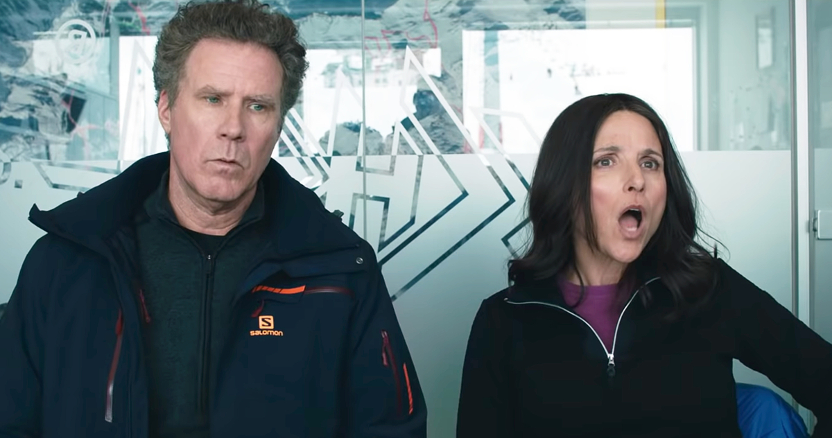Trailer Downhill Apakah Will Ferrell dan Julia Louis-Dreyfus dalam Longsoran Salju di Lereng