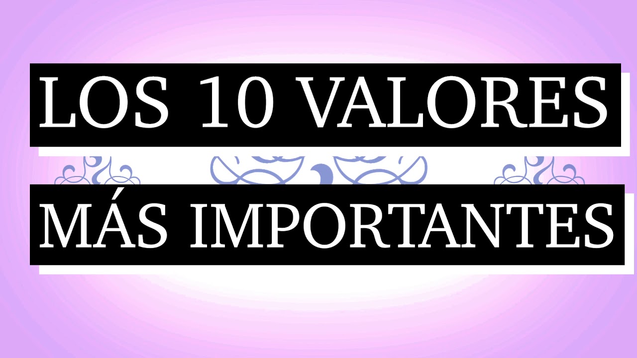 todos los valores